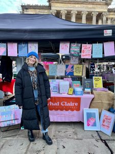 Claire at Makers Market