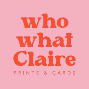Who What Claire Logo