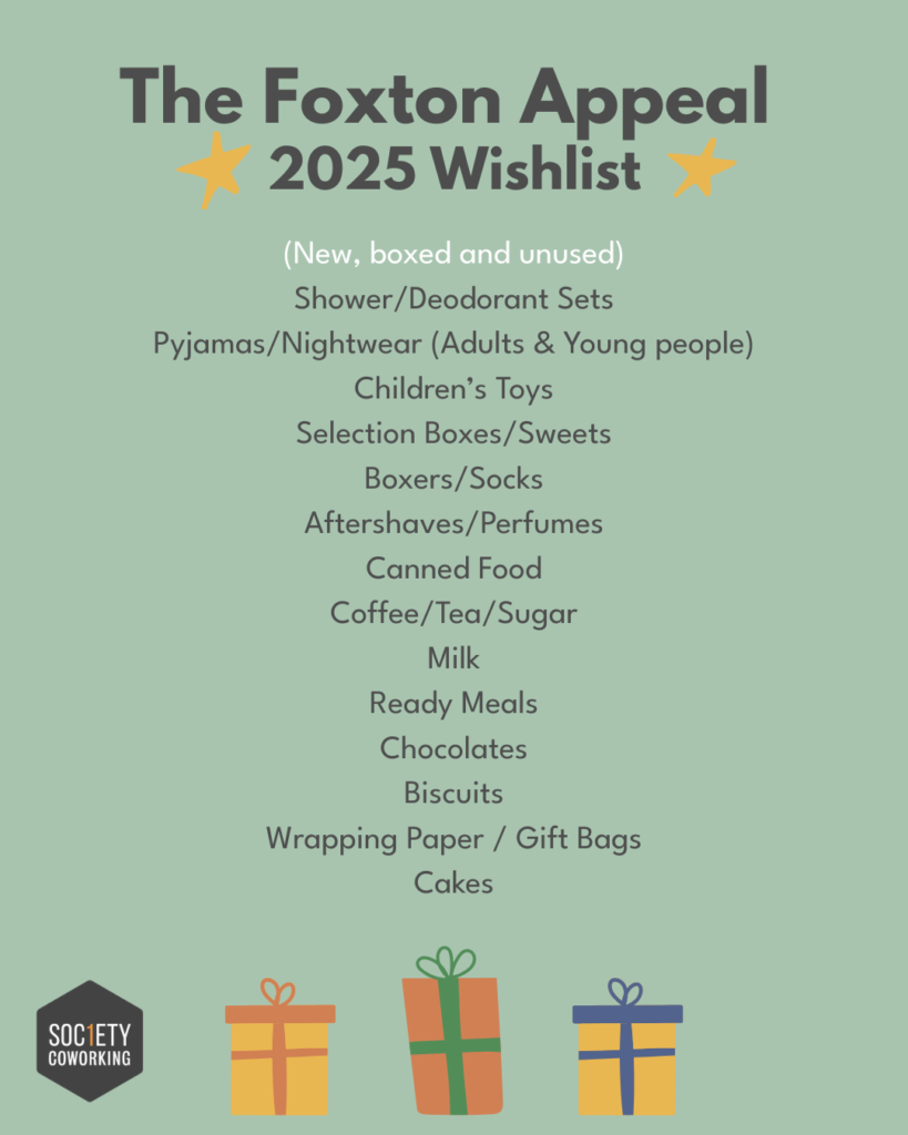 Foxton Appeal Wishlist