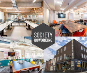 A picture displaying the different meeting rooms available at Society1.